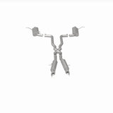 MagnaFlow 12 Jeep Grand Cherokee V8 6.4L Dual Split Rear Exit Stainless Cat Back Performance Exhaust Magnaflow Catback  AXOPROS