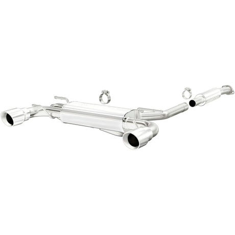 MagnaFlow 13 Scion FR-S / 13 Subaru BRZ Dual Split Rear Exit Stainless Cat Back Performance Exhaust Magnaflow Catback  AXOPROS