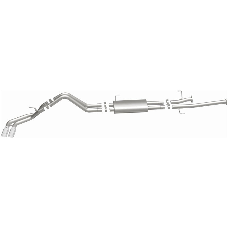 MagnaFlow 14 Toyota Tundra V8 4.6L/5.7L Stainless C/b Exhaust Dual same side pass. rear tire Magnaflow Catback  AXOPROS