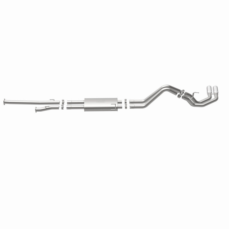 MagnaFlow 14 Toyota Tundra V8 4.6L/5.7L Stainless C/b Exhaust Dual same side pass. rear tire Magnaflow Catback  AXOPROS