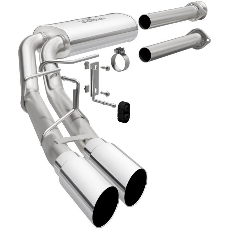 Magnaflow 15-21 Ford F-150 Street Series Cat-Back Performance Exhaust System- Polished Side Exit Magnaflow Catback  AXOPROS