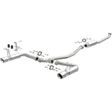 MagnaFlow 16-18 Honda Civic L4 2.0L Street Series Cat-Back Exhaust w/ Polished Tips Magnaflow Catback  AXOPROS