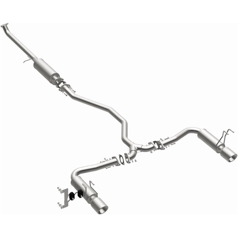 MagnaFlow 16-18 Honda Civic L4 2.0L Street Series Cat-Back Exhaust w/ Polished Tips Magnaflow Catback  AXOPROS
