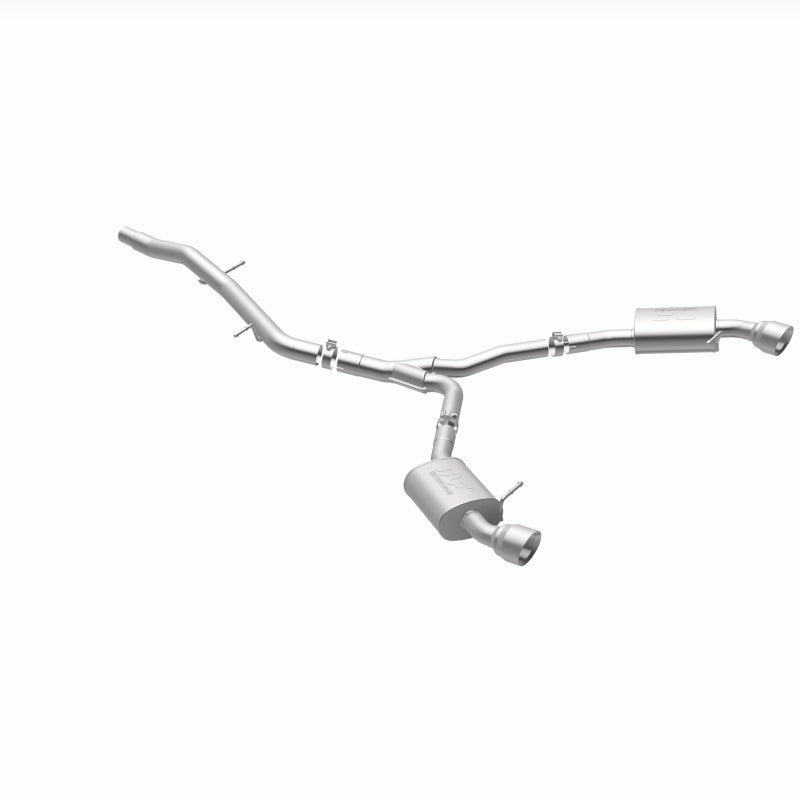 MagnaFlow 18-19 Audi A5 Dual Exit Polished Stainless CatBack Exhaust - 3in Main Piping Diameter Magnaflow Catback  AXOPROS