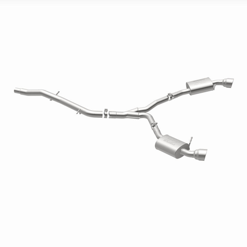 MagnaFlow 18-19 Audi A5 Dual Exit Polished Stainless CatBack Exhaust - 3in Main Piping Diameter Magnaflow Catback  AXOPROS