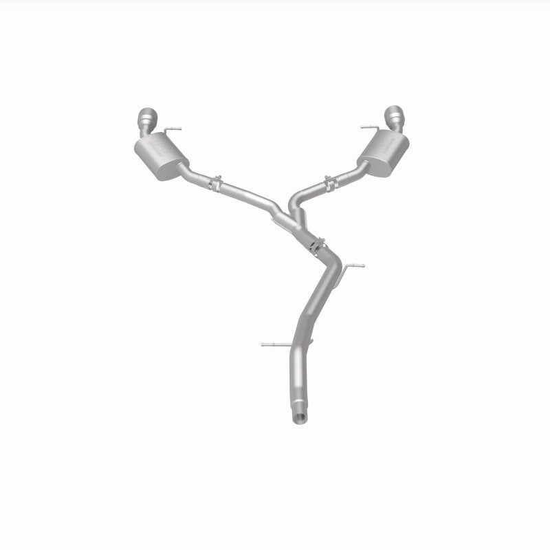 MagnaFlow 18-19 Audi A5 Dual Exit Polished Stainless CatBack Exhaust - 3in Main Piping Diameter Magnaflow Catback  AXOPROS