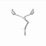 MagnaFlow 18-19 Audi A5 Dual Exit Polished Stainless CatBack Exhaust - 3in Main Piping Diameter Magnaflow Catback  AXOPROS