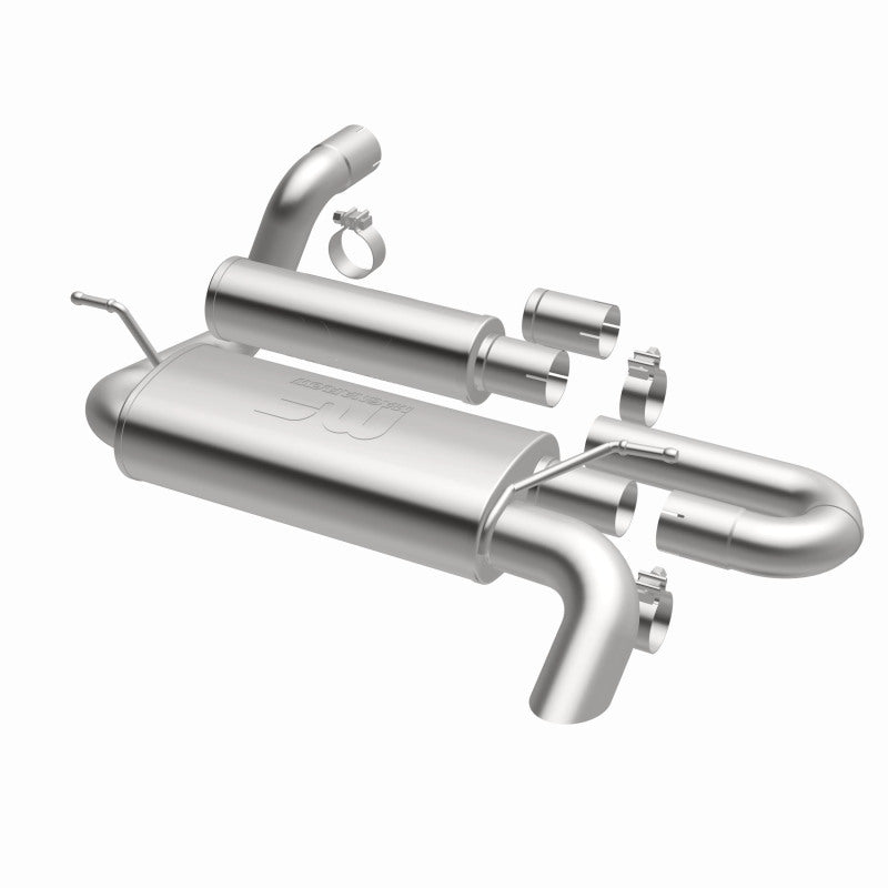MagnaFlow 18-23 Jeep Wrangler JL 2.0L/3.6L Overland Series Axle-Back Exhaust Magnaflow Axle Back  AXOPROS