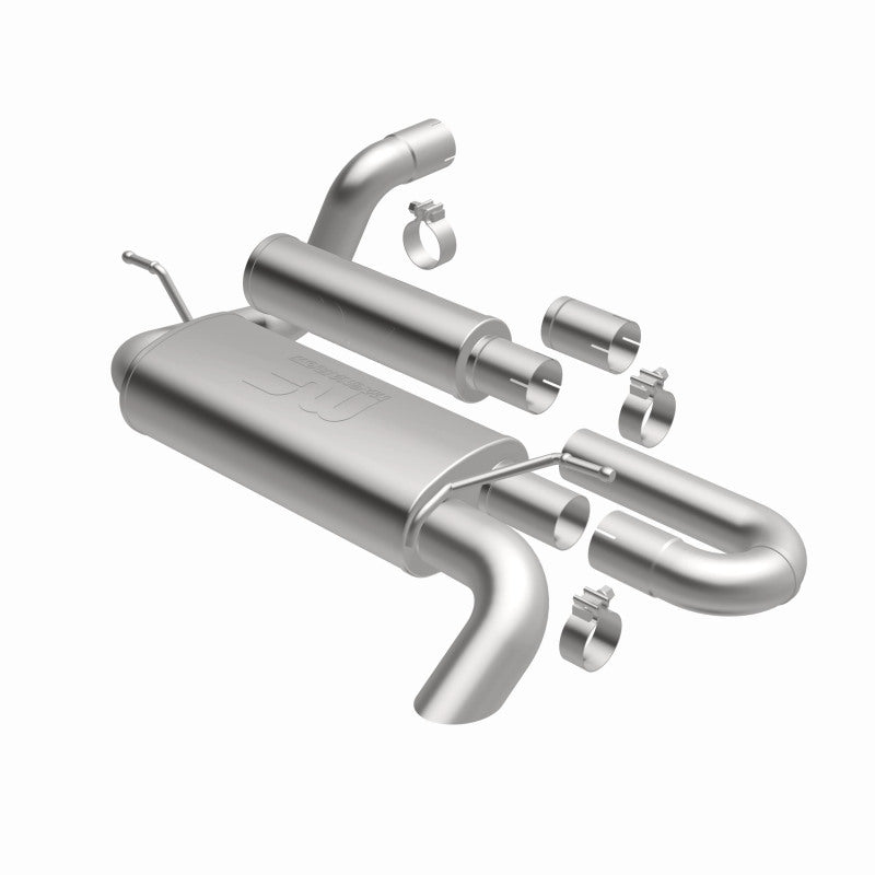 MagnaFlow 18-23 Jeep Wrangler JL 2.0L/3.6L Overland Series Axle-Back Exhaust Magnaflow Axle Back  AXOPROS