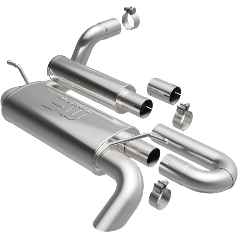 MagnaFlow 18-23 Jeep Wrangler JL 2.0L/3.6L Overland Series Axle-Back Exhaust Magnaflow Axle Back  AXOPROS