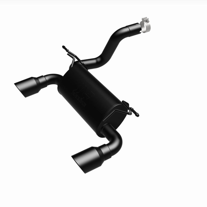 MagnaFlow 2018+ Jeep Wrangler 3.6L Dual Black Tip Axle-Back Exhaust Magnaflow Axle Back  AXOPROS