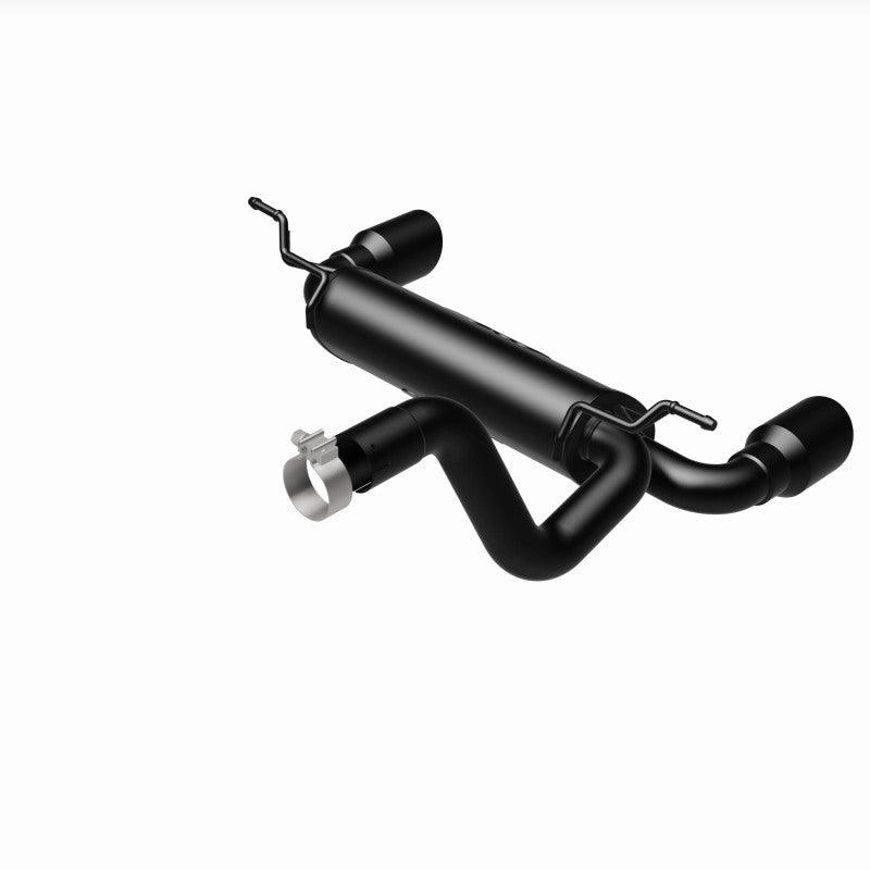 MagnaFlow 2018+ Jeep Wrangler 3.6L Dual Black Tip Axle-Back Exhaust Magnaflow Axle Back  AXOPROS