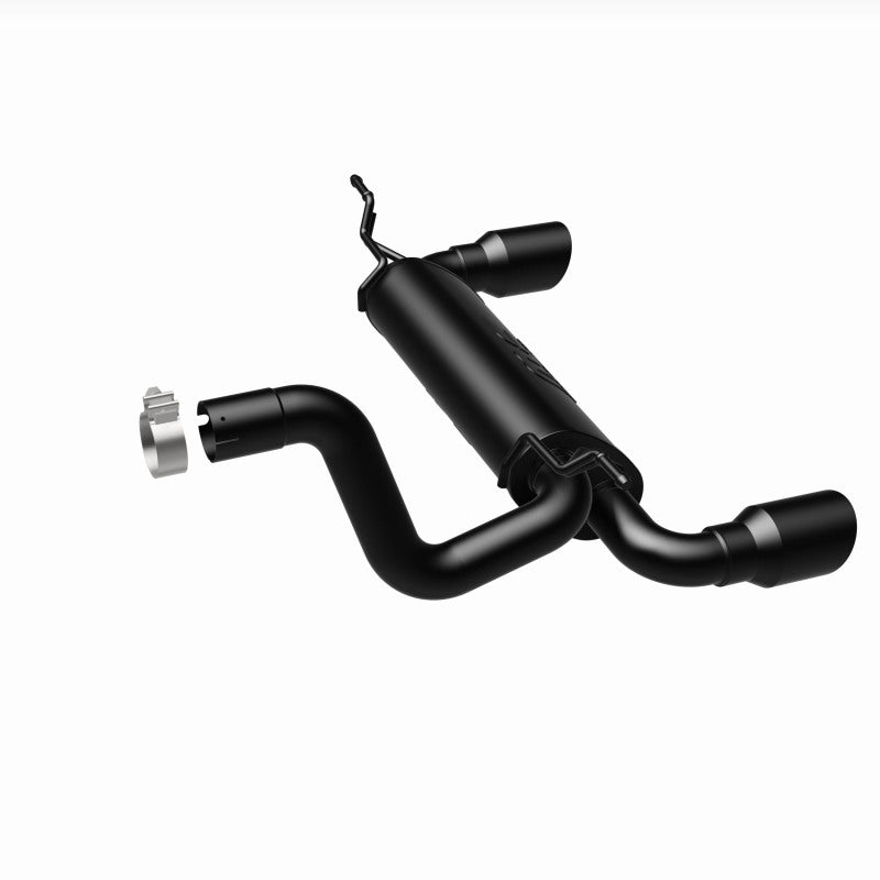 MagnaFlow 2018+ Jeep Wrangler 3.6L Dual Black Tip Axle-Back Exhaust Magnaflow Axle Back  AXOPROS
