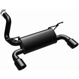 MagnaFlow 2018+ Jeep Wrangler 3.6L Dual Black Tip Axle-Back Exhaust Magnaflow Axle Back  AXOPROS