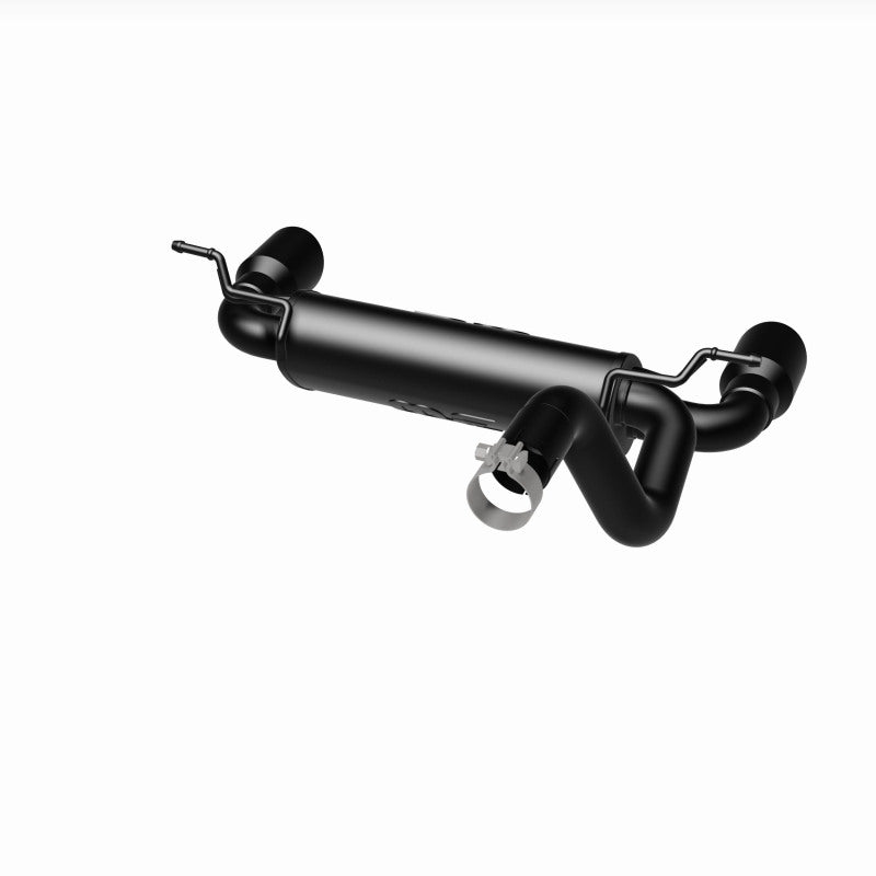 MagnaFlow 2018+ Jeep Wrangler 3.6L Dual Black Tip Axle-Back Exhaust Magnaflow Axle Back  AXOPROS