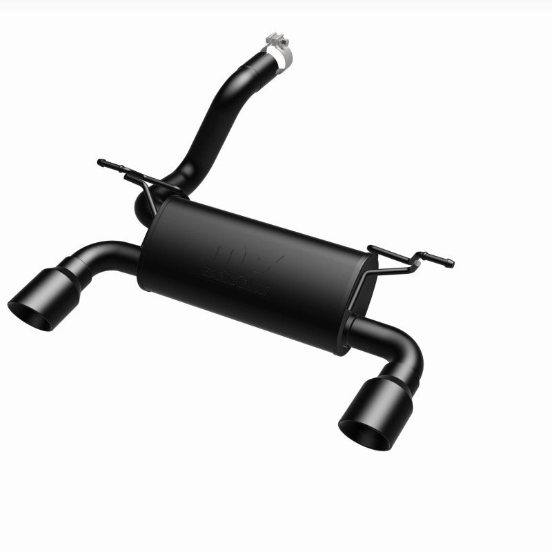 MagnaFlow 2018+ Jeep Wrangler 3.6L Dual Black Tip Axle-Back Exhaust Magnaflow Axle Back  AXOPROS
