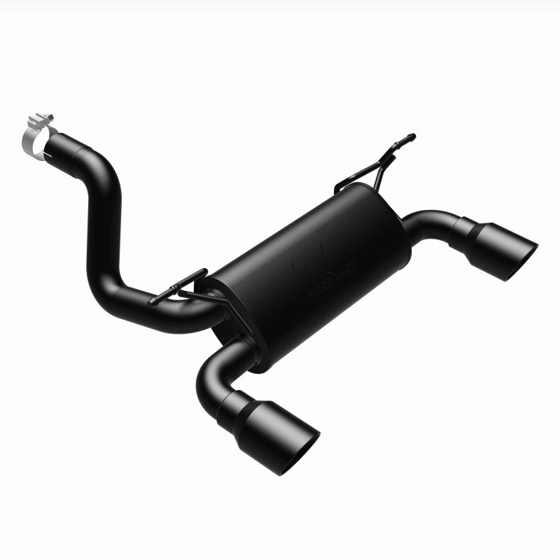 MagnaFlow 2018+ Jeep Wrangler 3.6L Dual Black Tip Axle-Back Exhaust Magnaflow Axle Back  AXOPROS