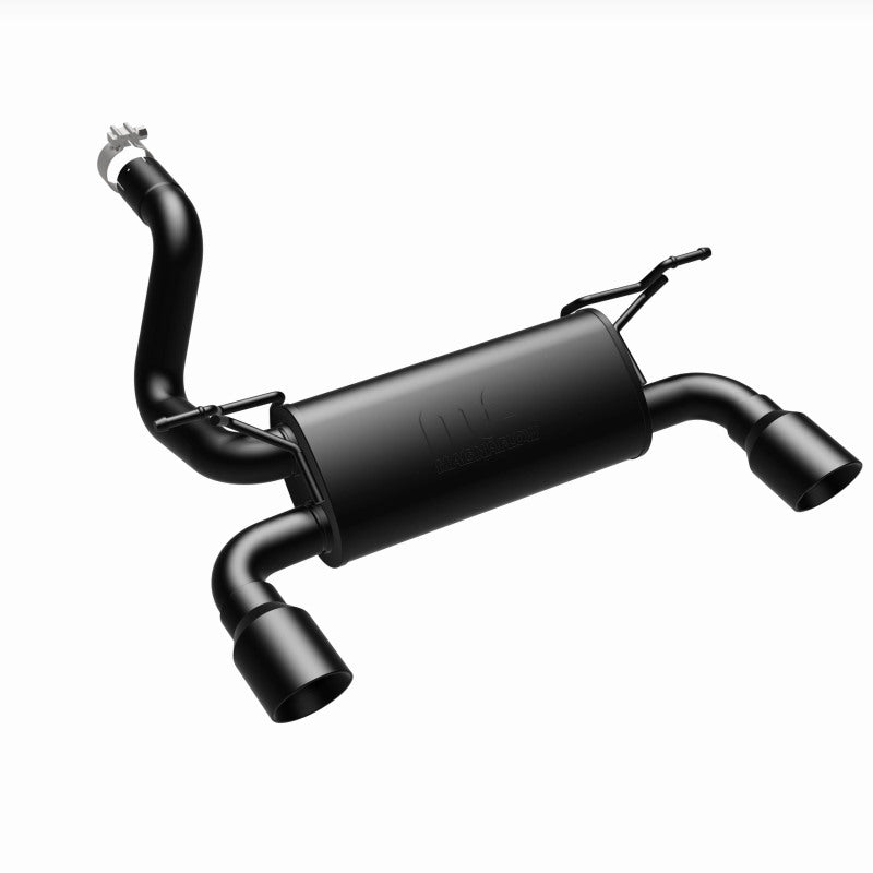 MagnaFlow 2018+ Jeep Wrangler 3.6L Dual Black Tip Axle-Back Exhaust Magnaflow Axle Back  AXOPROS