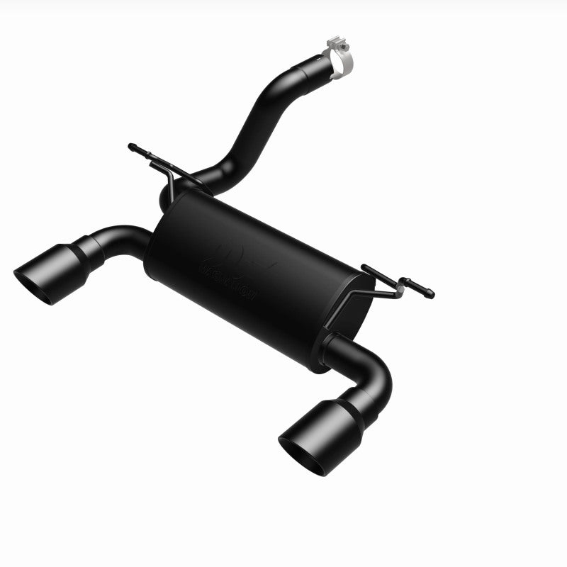 MagnaFlow 2018+ Jeep Wrangler 3.6L Dual Black Tip Axle-Back Exhaust Magnaflow Axle Back  AXOPROS