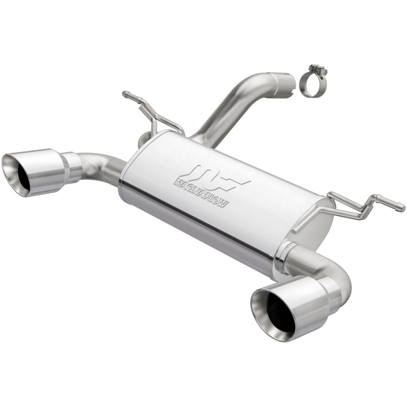 MagnaFlow 2018+ Jeep Wrangler 3.6L Dual Polished Tip Axle-Back Exhaust Magnaflow Axle Back  AXOPROS