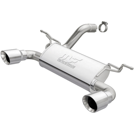 MagnaFlow 2018+ Jeep Wrangler 3.6L Dual Polished Tip Axle-Back Exhaust Magnaflow Axle Back  AXOPROS