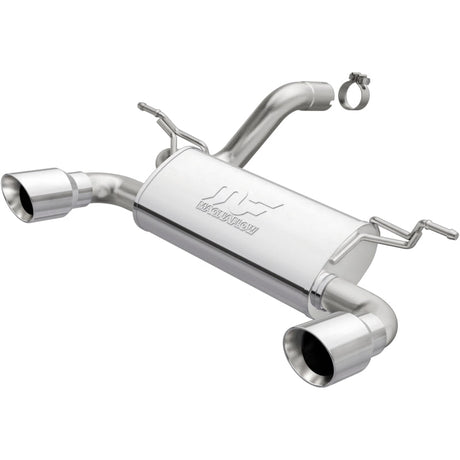 MagnaFlow 2018+ Jeep Wrangler 3.6L Dual Polished Tip Axle-Back Exhaust Magnaflow Axle Back  AXOPROS