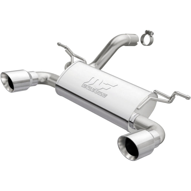 MagnaFlow 2018+ Jeep Wrangler 3.6L Dual Polished Tip Axle-Back Exhaust Magnaflow Axle Back  AXOPROS