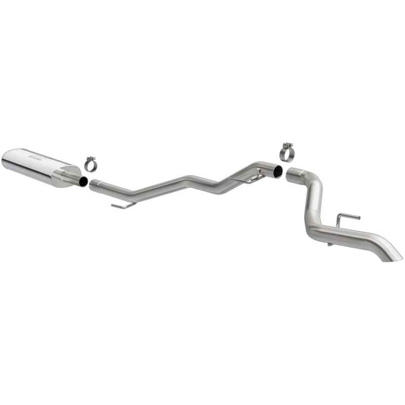 MagnaFlow 2020 Jeep Gladiator 2.5in Rock Crawler Series Single Rear Exit SS Cat-Back Exhaust w/o Tip Magnaflow Catback  AXOPROS