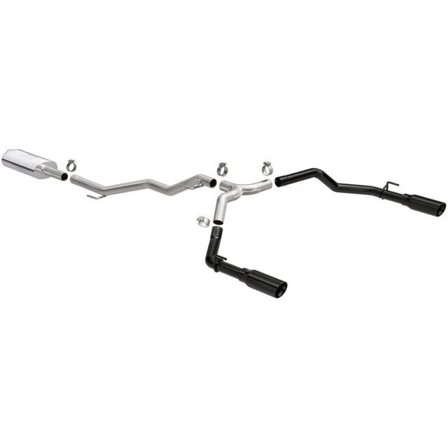 MagnaFlow 2020 Jeep Gladiator 3in Street Series Dual Split Exit SS Cat-Back Exhaust w/Black Tips Magnaflow Catback  AXOPROS
