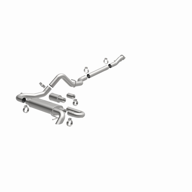 MagnaFlow 2021 Ford Bronco Overland Series Cat-Back Exhaust w/ Single Straight Driver Exit- No Tip Magnaflow Catback  AXOPROS