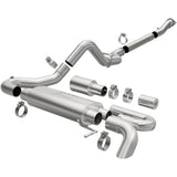 MagnaFlow 2021 Ford Bronco Overland Series Cat-Back Exhaust w/ Single Straight Driver Exit- No Tip Magnaflow Catback  AXOPROS