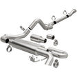 MagnaFlow 2021 Ford Bronco Overland Series Cat-Back Exhaust w/ Single Straight Driver Exit- No Tip Magnaflow Catback  AXOPROS