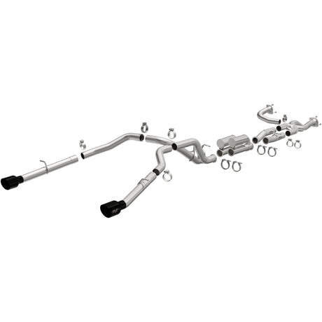 MagnaFlow 2025 Ram 1500 RHO SPEQ Series Black Chrome Cat-Back Performance Exhaust System Magnaflow Catback  AXOPROS
