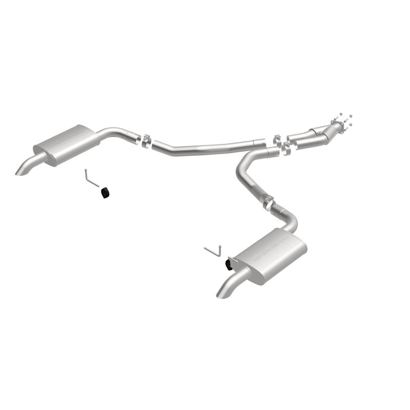 MagnaFlow 75-79 Chevy Corvette V8 5.7L Dual Split Rear Exit Stainless Cat-Back Perf Exhaust Magnaflow Catback  AXOPROS