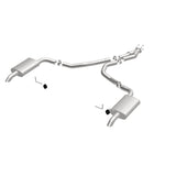 MagnaFlow 75-79 Chevy Corvette V8 5.7L Dual Split Rear Exit Stainless Cat-Back Perf Exhaust Magnaflow Catback  AXOPROS