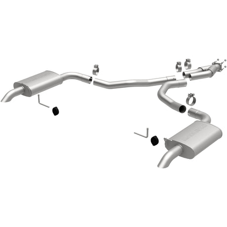 MagnaFlow 75-79 Chevy Corvette V8 5.7L Dual Split Rear Exit Stainless Cat-Back Perf Exhaust Magnaflow Catback  AXOPROS