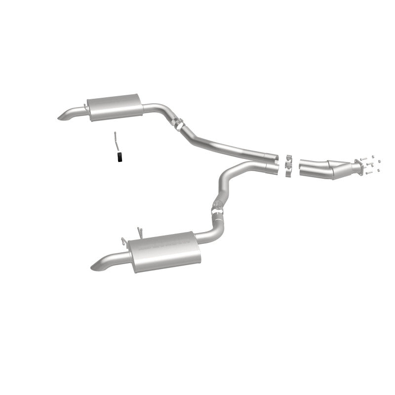 MagnaFlow 75-79 Chevy Corvette V8 5.7L Dual Split Rear Exit Stainless Cat-Back Perf Exhaust Magnaflow Catback  AXOPROS