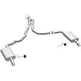 MagnaFlow 75-79 Chevy Corvette V8 5.7L Dual Split Rear Exit Stainless Cat-Back Perf Exhaust Magnaflow Catback  AXOPROS