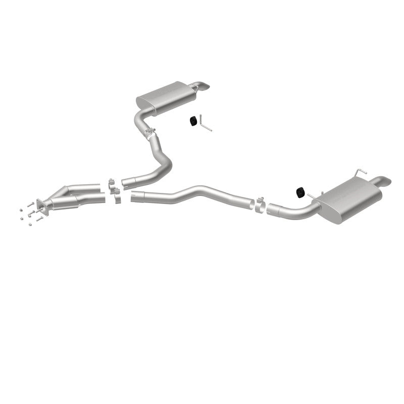 MagnaFlow 75-79 Chevy Corvette V8 5.7L Dual Split Rear Exit Stainless Cat-Back Perf Exhaust Magnaflow Catback  AXOPROS