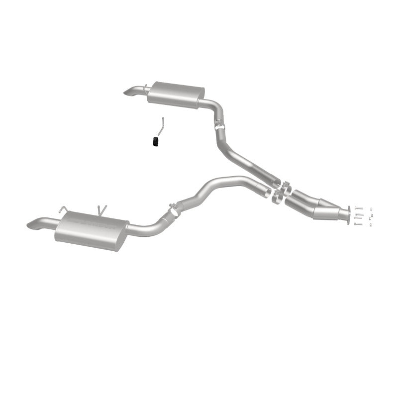 MagnaFlow 75-79 Chevy Corvette V8 5.7L Dual Split Rear Exit Stainless Cat-Back Perf Exhaust Magnaflow Catback  AXOPROS