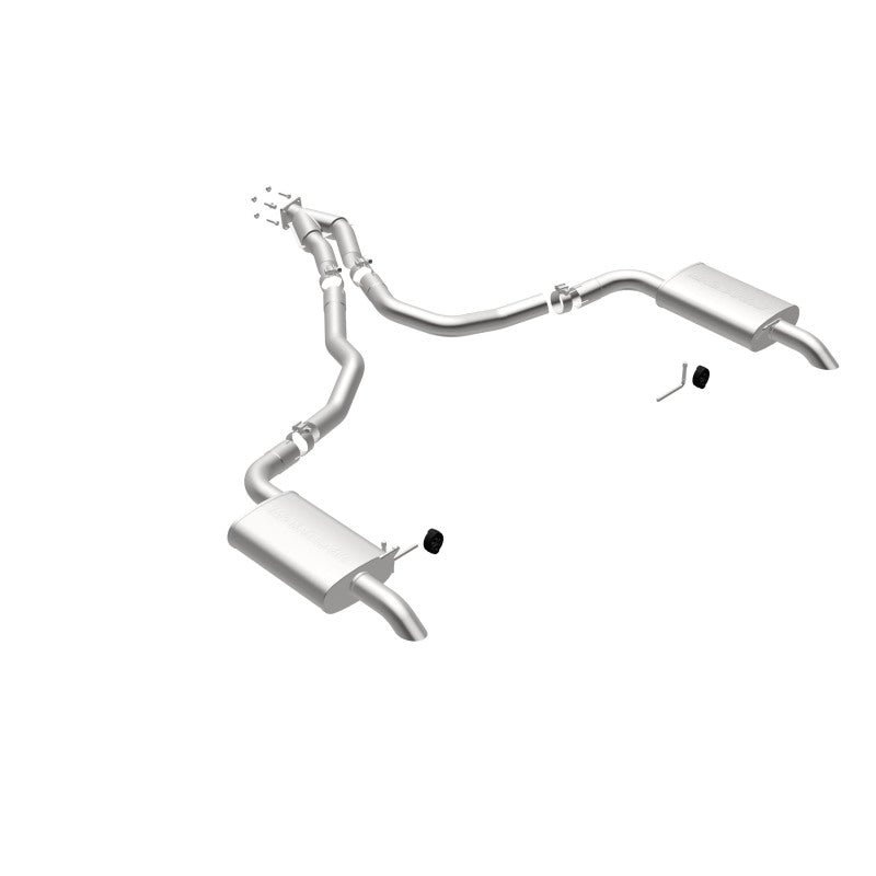 MagnaFlow 75-79 Chevy Corvette V8 5.7L Dual Split Rear Exit Stainless Cat-Back Perf Exhaust Magnaflow Catback  AXOPROS