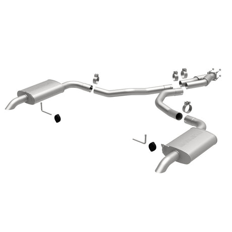 MagnaFlow 75-79 Chevy Corvette V8 5.7L Dual Split Rear Exit Stainless Cat-Back Perf Exhaust Magnaflow Catback  AXOPROS