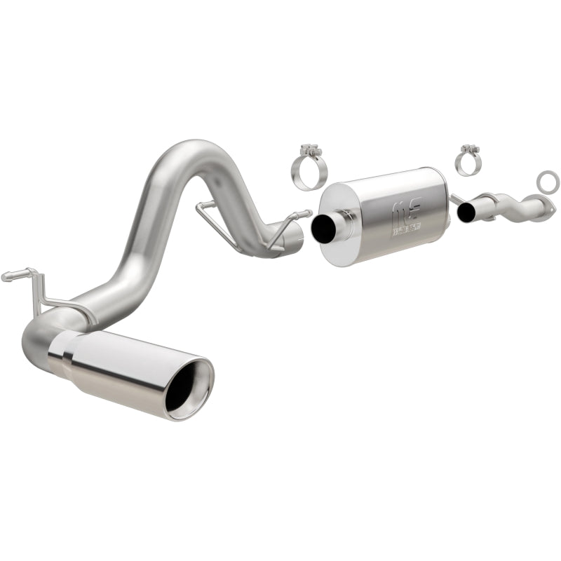 MagnaFlow Cat-Back 2016 Toyota Tacoma 3.5L V6 SS 3in Single Pass Side Exit Rear 4in Tip Magnaflow Catback  AXOPROS