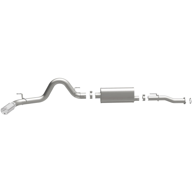 MagnaFlow Cat-Back 2016 Toyota Tacoma 3.5L V6 SS 3in Single Pass Side Exit Rear 4in Tip Magnaflow Catback  AXOPROS
