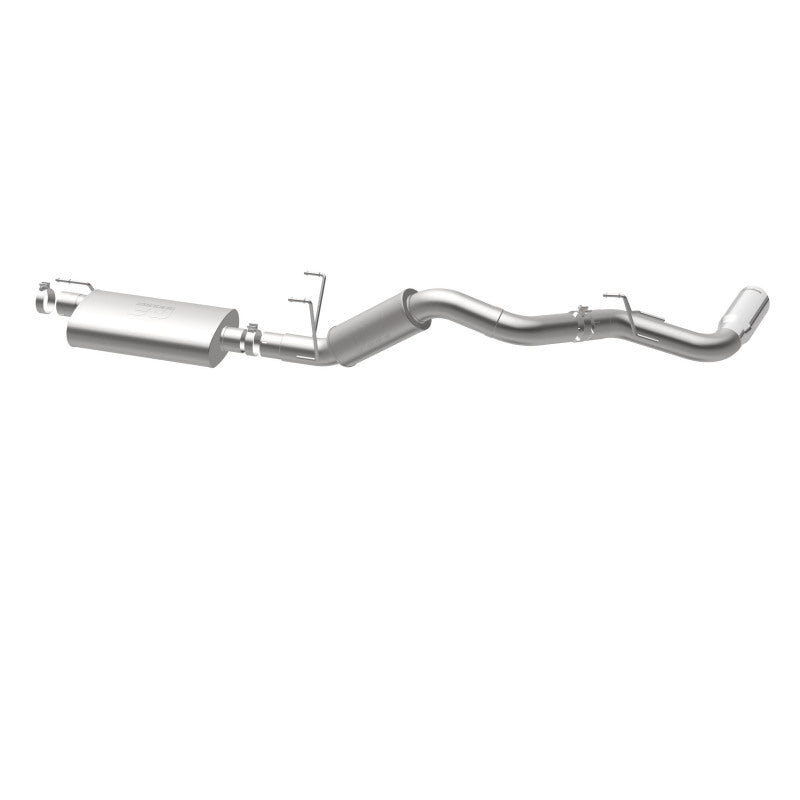 MagnaFlow Cat-Back, SS, 4in, Single Pass Side Rear Exit 5in Tip 14-15 Ram 2500 6.4L V8 CC LB/MC SB Magnaflow Catback  AXOPROS