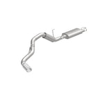 MagnaFlow Cat-Back, SS, 4in, Single Pass Side Rear Exit 5in Tip 14-15 Ram 2500 6.4L V8 CC LB/MC SB Magnaflow Catback  AXOPROS