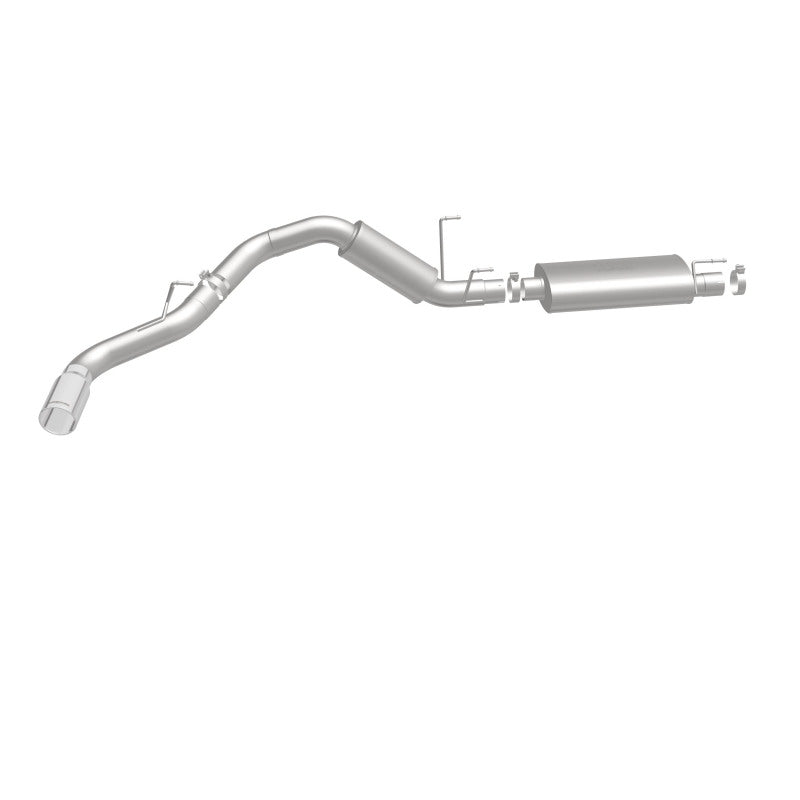 MagnaFlow Cat-Back, SS, 4in, Single Pass Side Rear Exit 5in Tip 14-15 Ram 2500 6.4L V8 CC LB/MC SB Magnaflow Catback  AXOPROS