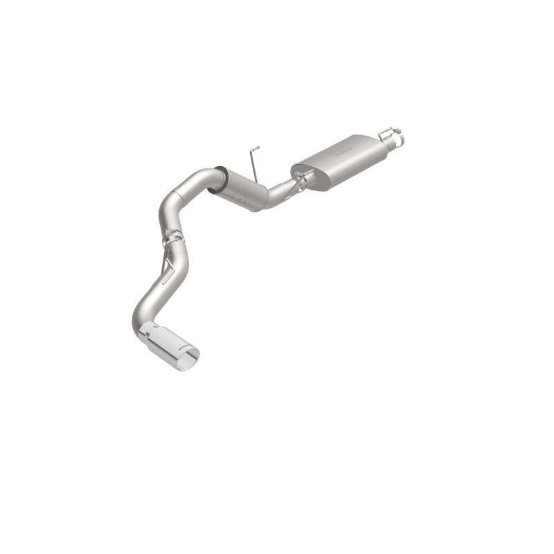 MagnaFlow Cat-Back, SS, 4in, Single Pass Side Rear Exit 5in Tip 14-15 Ram 2500 6.4L V8 CC LB/MC SB Magnaflow Catback  AXOPROS