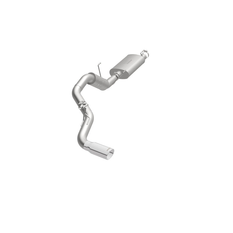 MagnaFlow Cat-Back, SS, 4in, Single Pass Side Rear Exit 5in Tip 14-15 Ram 2500 6.4L V8 CC LB/MC SB Magnaflow Catback  AXOPROS