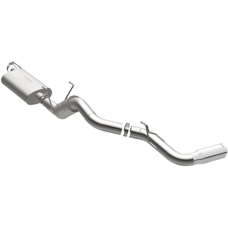 MagnaFlow Cat-Back, SS, 4in, Single Pass Side Rear Exit 5in Tip 14-15 Ram 2500 6.4L V8 CC LB/MC SB Magnaflow Catback  AXOPROS